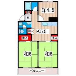 ハイツことぶきの物件間取画像